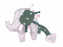Load image into Gallery viewer, Elephant Comforter &amp; Taglet Teddy - Girl.
