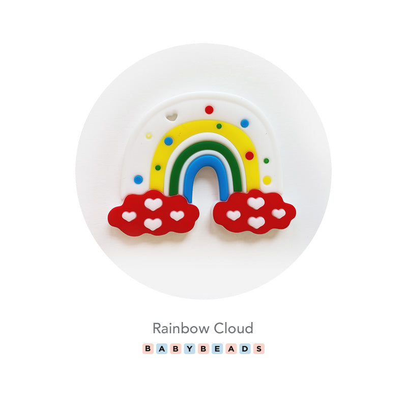 Silicone Teethers -  Rainbow/Cloud.