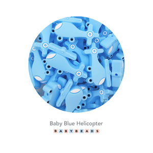 Silicone Beads - Helicopter.
