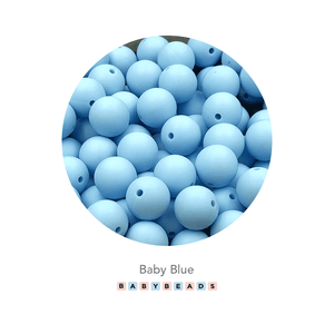12mm Round Silicone Beads - BabybeadsSA
