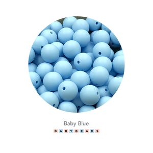 9mm Round Silicone Beads - BabybeadsSA