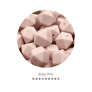 Hexagon Silicone Beads 17mm - BabybeadsSA