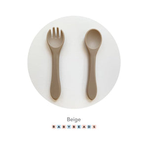 Silicone Spoon & Fork sets - BabybeadsSA