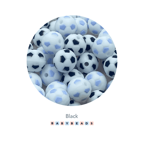 Silicone Beads - Football - BabybeadsSA