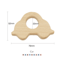 Load image into Gallery viewer, Wooden Teether - Car.
