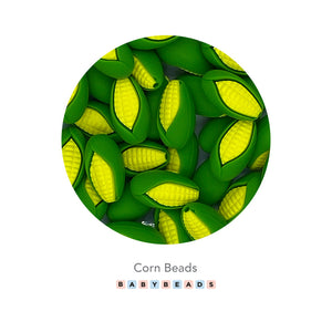 Silicone Beads - Corn.