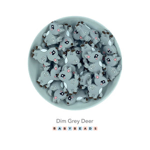 Silicone Beads - Deer.