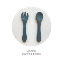 Load image into Gallery viewer, Silicone Spoon &amp; Fork sets - BabybeadsSA
