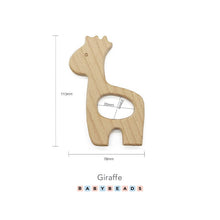Load image into Gallery viewer, Wooden Teethers - Giraffe.
