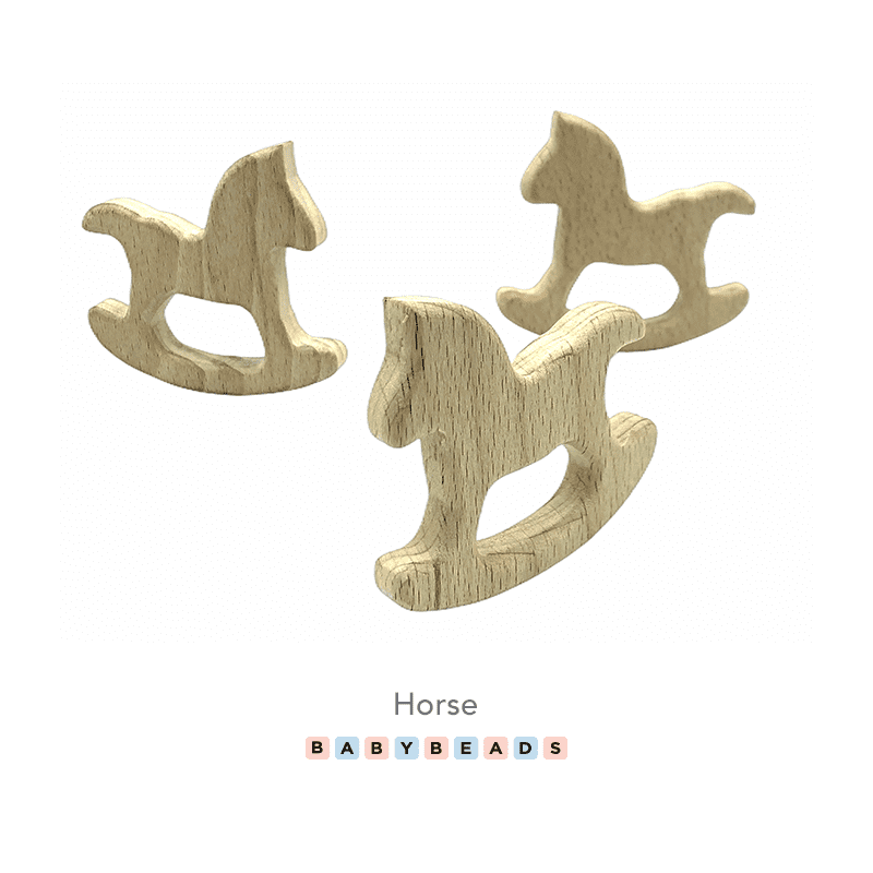 Wooden Teethers - Horse.