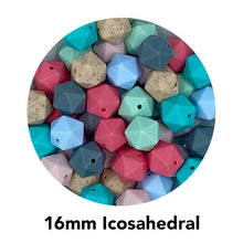 Load image into Gallery viewer, Icosahedral Silicone Beads 16mm - BabybeadsSA
