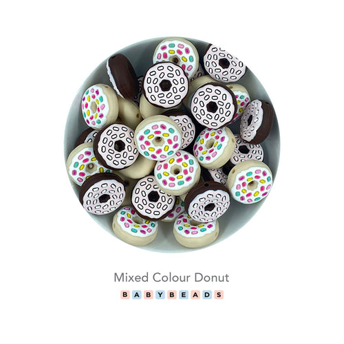 Silicone Beads - Donuts.