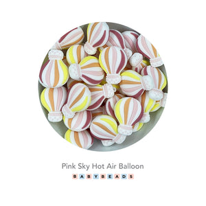 Silicone Beads - Hot Air Ballooon.