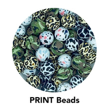 Load image into Gallery viewer, Silicone PRINT Beads - Original collection.
