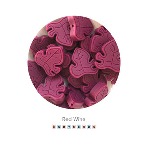 Silicone Beads - Leaf.