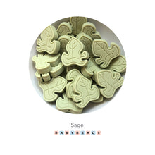 Load image into Gallery viewer, Silicone Beads - Leaf.
