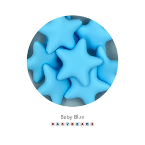 Silicone Beads - Big Star - BabybeadsSA