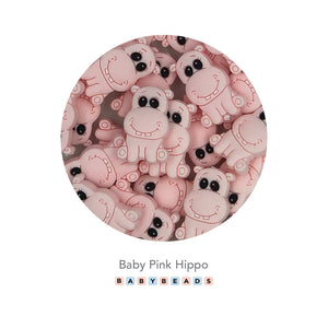 Silicone Beads - Hippo Beads.