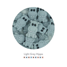 Load image into Gallery viewer, Silicone Beads - Hippo Beads.
