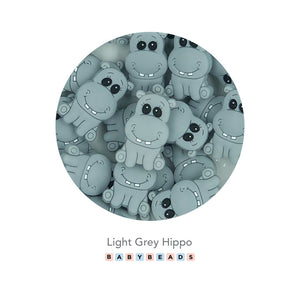 Silicone Beads - Hippo Beads.