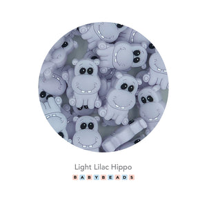 Silicone Beads - Hippo Beads.