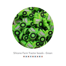 Load image into Gallery viewer, Silicone Beads - Farm Tractor.
