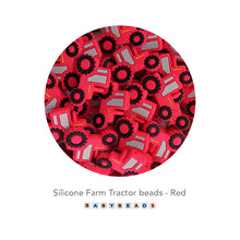 Load image into Gallery viewer, Silicone Beads - Farm Tractor.
