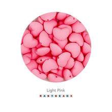 Load image into Gallery viewer, Silicone Beads - Heart - BabybeadsSA
