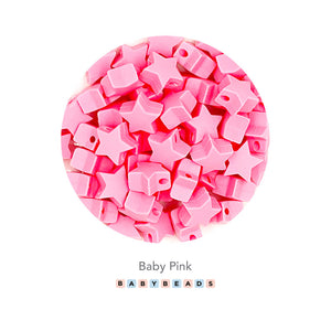 Silicone Beads - Mini Star - BabybeadsSA