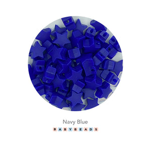 Silicone Beads - Mini Star - BabybeadsSA