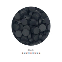 Load image into Gallery viewer, 15mm Silicone Flat Round Beads.
