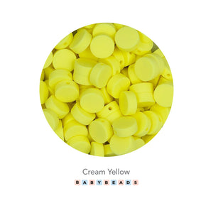 15mm Silicone Flat Round Beads.