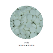 Load image into Gallery viewer, 15mm Silicone Flat Round Beads.
