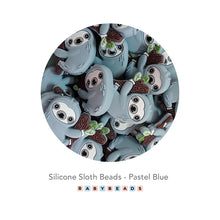 Load image into Gallery viewer, Silicone Beads - Sloth.

