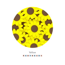Load image into Gallery viewer, Silicone Beads - Sunflowers.

