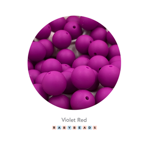 19/20mm Round Silicone Beads - BabybeadsSA