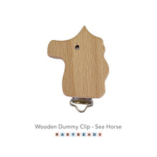 Load image into Gallery viewer, Wooden Shaped Dummy Clips.
