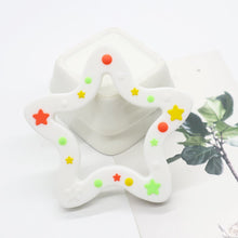 Load image into Gallery viewer, Silicone Christmas Star Teether - BabybeadsSA
